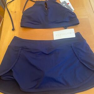 Athleta Women's Navy Bikini Set